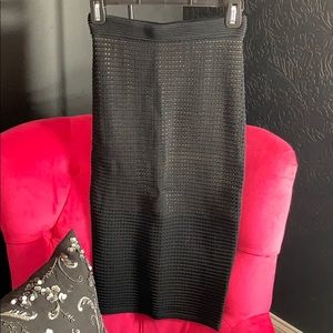 Bebe open ottoman skirt